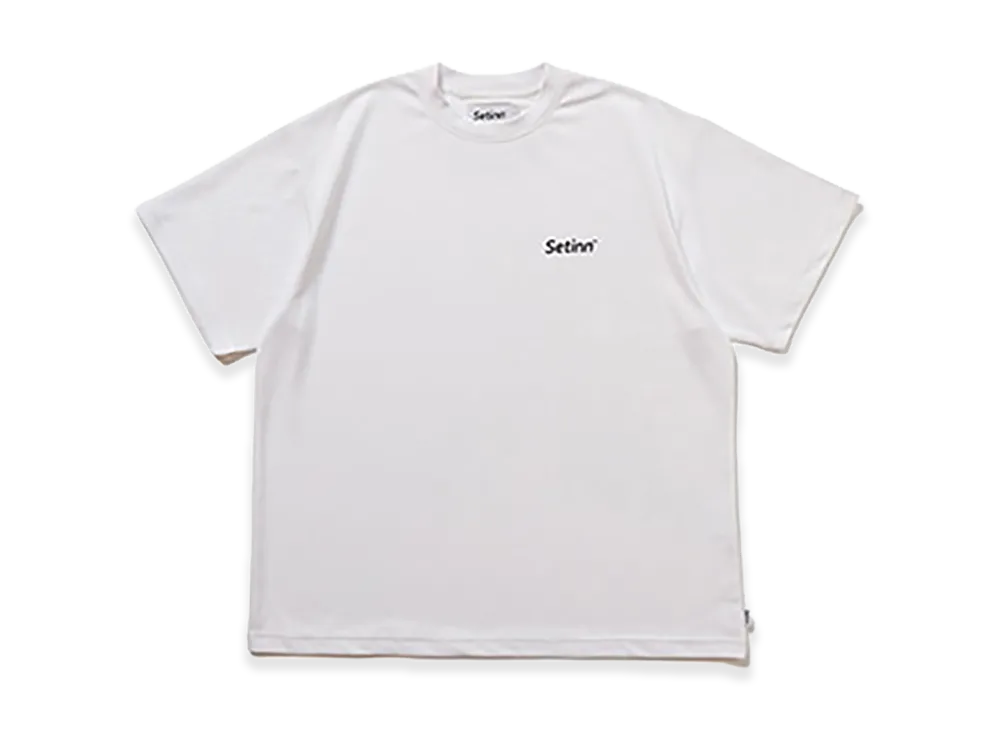 Setinn One Point Script Shirt "White"