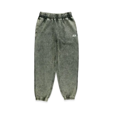 WIND AND SEA Aged Essential Sweat Pants "Sage"