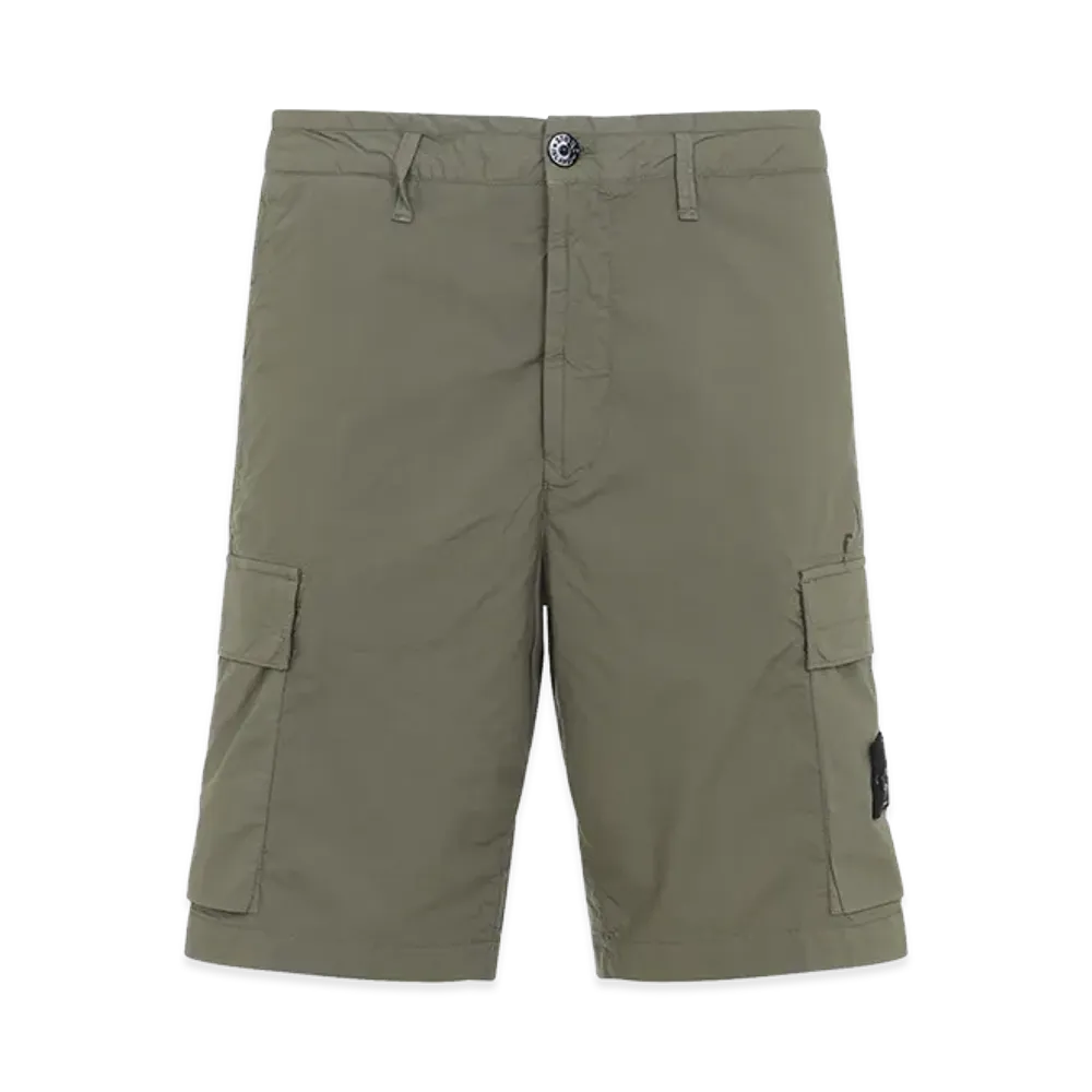Stone Island Cotton Shorts "Green"