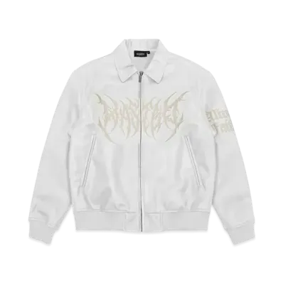 WASTED PARIS Varsity Jacket Blitz "White"