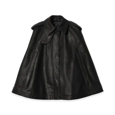 Burberry Women's Leather Cape "Black"