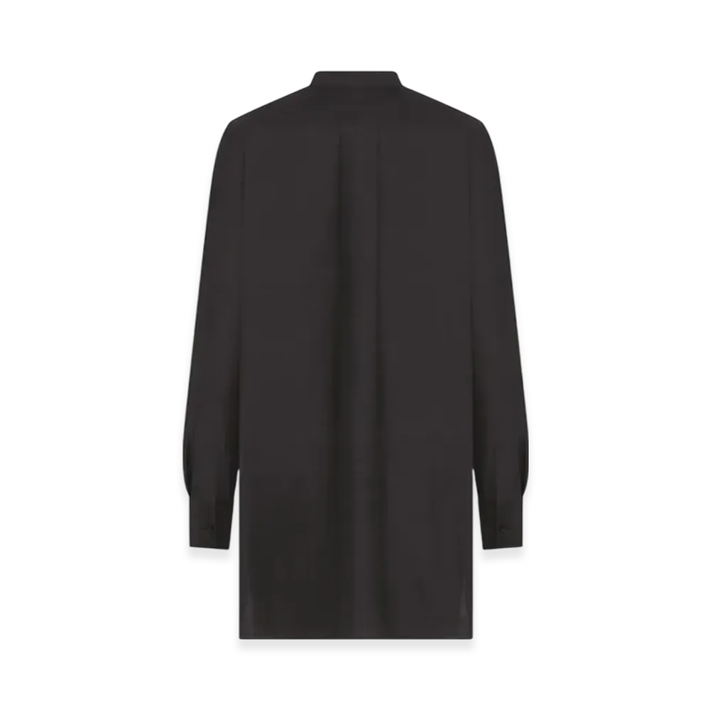 Dior Women's Blouse Lightweight Silk Shantung "Black"