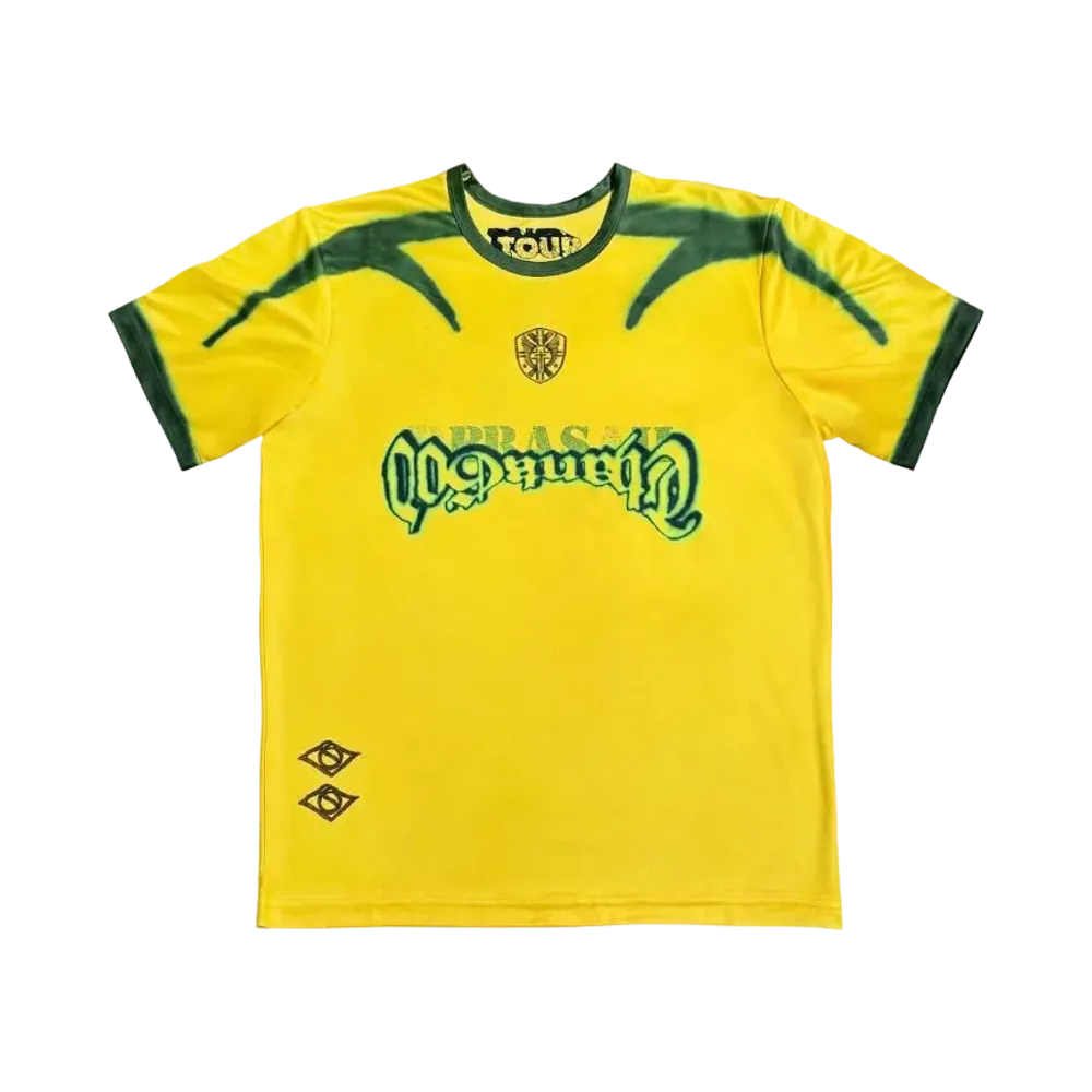 Travis Scott Brazil Soccer Jersey "Yellow"