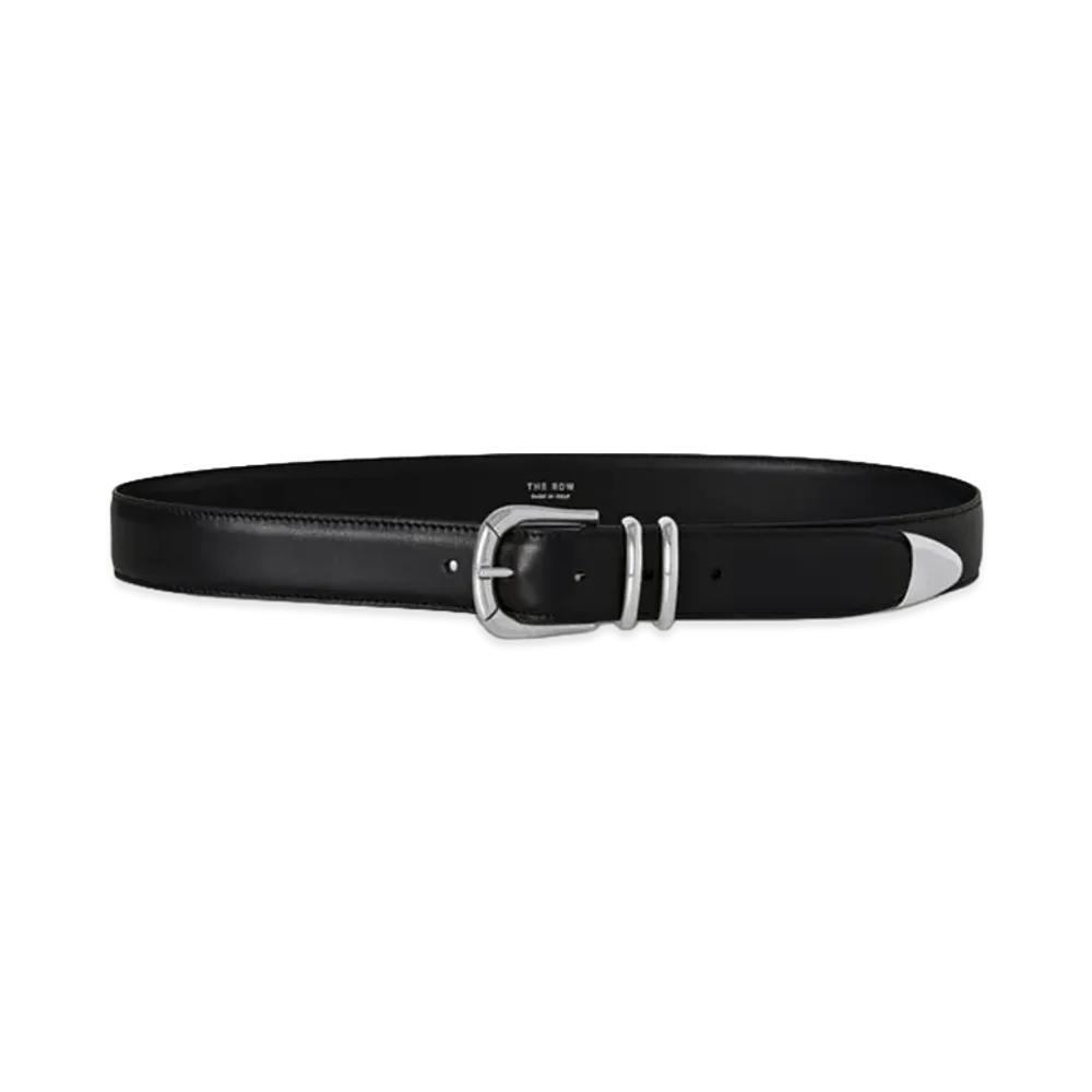 The Row Women's Vintage Leather Belt "Black"