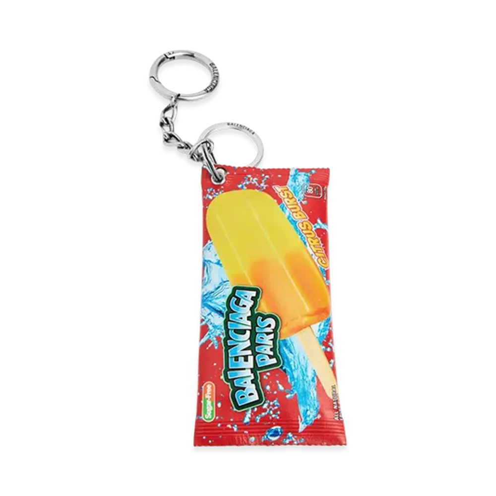 BALENCIAGA Keyring/Charm Snack Pouch "Red"