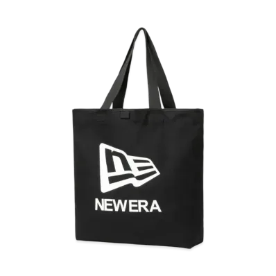 NEW ERA Light Tote Bag 14L Flag Logo "Black/White"