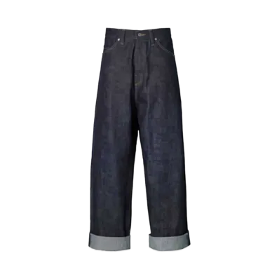 ANREALAGE AZ Wide Denim Pants "Indigo"