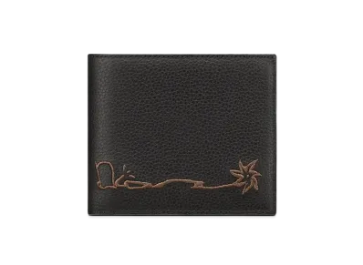 Dior x Cactus Jack Compact Wallet "Black"