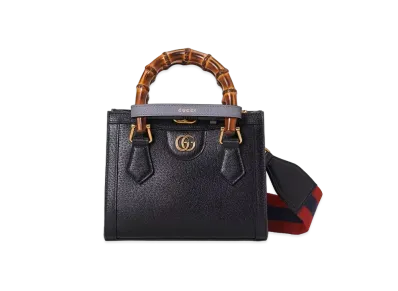 GUCCI Gucci Diana Mini Tote Bag "Black Leather"