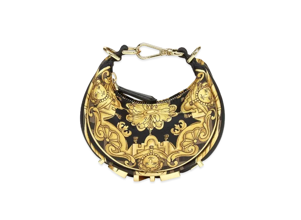 FENDI x Versace Fendace Black Silk Charm "Black"