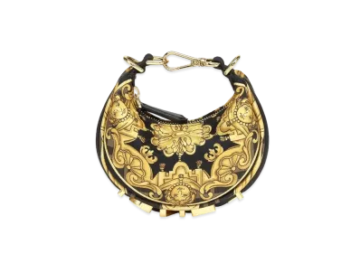 FENDI x Versace Fendace Black Silk Charm "Black"