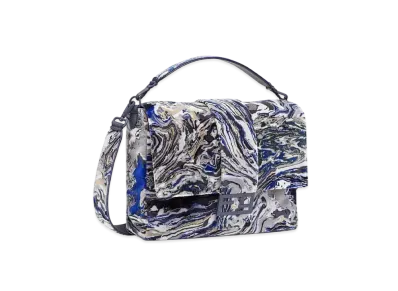 FENDI Baguette Messenger Bag Large Bag Marble Wind Embroidered "Multicolor"