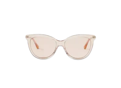 Jimmy Choo Axelle Acetate Metal Cat Eye Sunglasses With Mirror Lens "Gold Nude/Copper Gold"