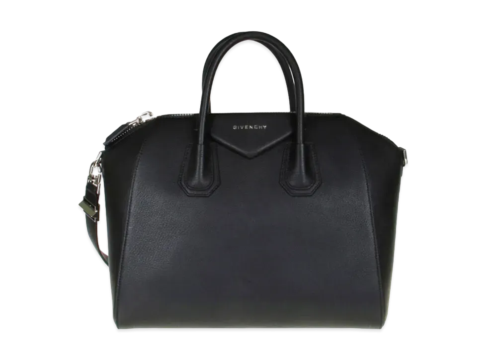 GIVENCHY Medium Antigona Bag in Grained Leather "Black"