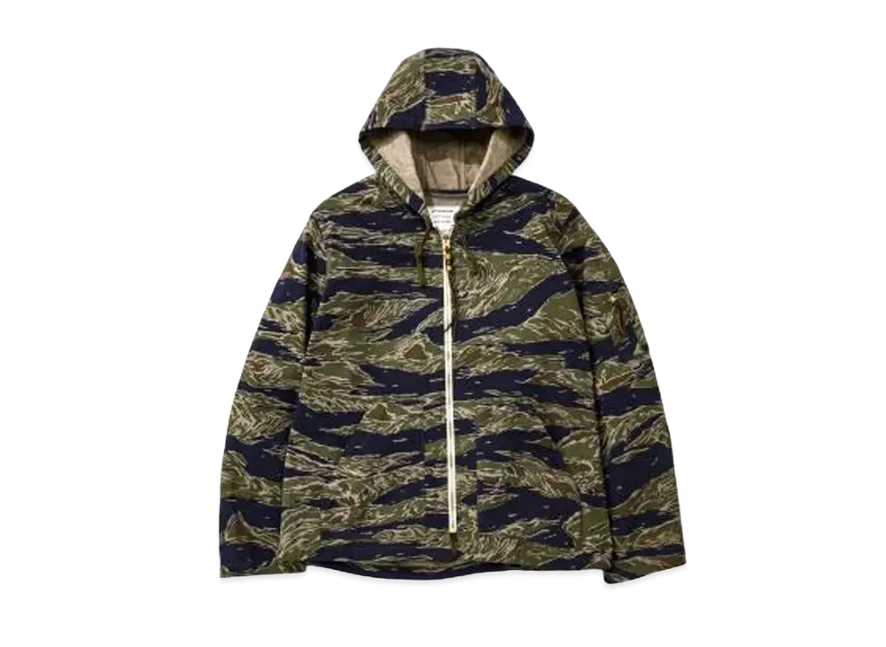 THE REAL McCOY'S TIGER CAMOUFLAGE PARKA / TADPOLE "Green"