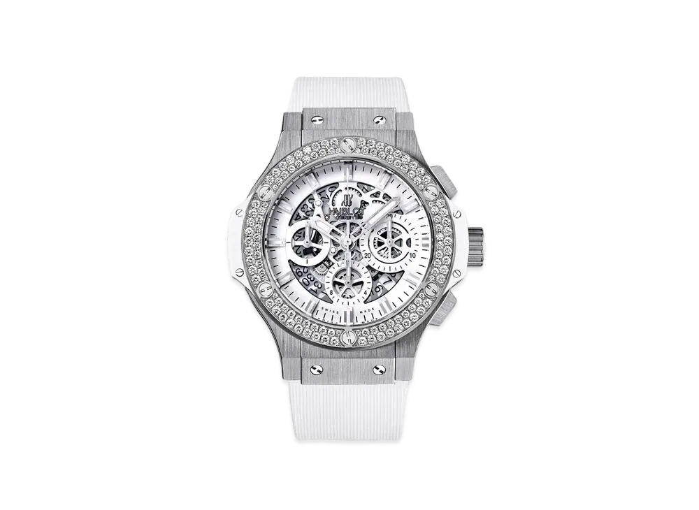 HUBLOT Big Bang AeroBang All White Diamonds 44mm