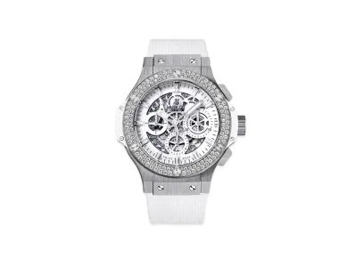 HUBLOT Big Bang AeroBang All White Diamonds 44mm