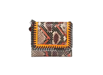 STELLA McCARTNEY Farabela Small Flap Wallet "Bright Orange"