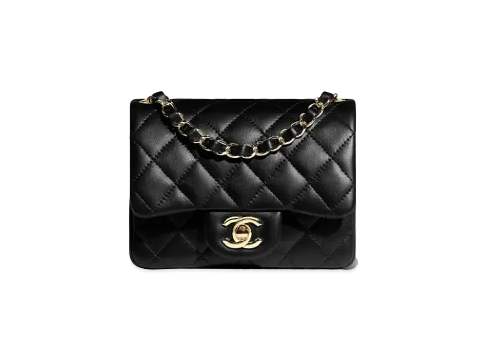 CHANEL Mini Flap Bag Lambskin "Black"