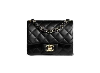 CHANEL Mini Flap Bag Lambskin "Black"