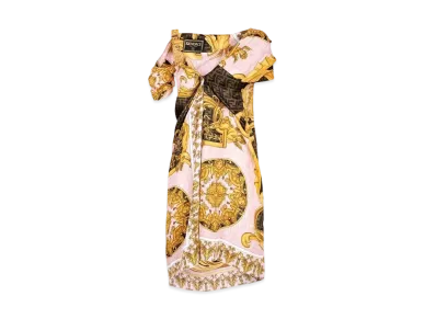 FENDI x Versace Fendace Multicolor Silk Dress "Multicolor"