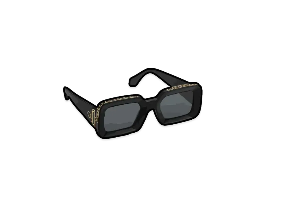 Louis Vuitton x NIGO Zillionaires Sunglasses "Noir"