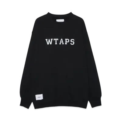 WTAPS Academy / Sweater / Cotton. College "Black"