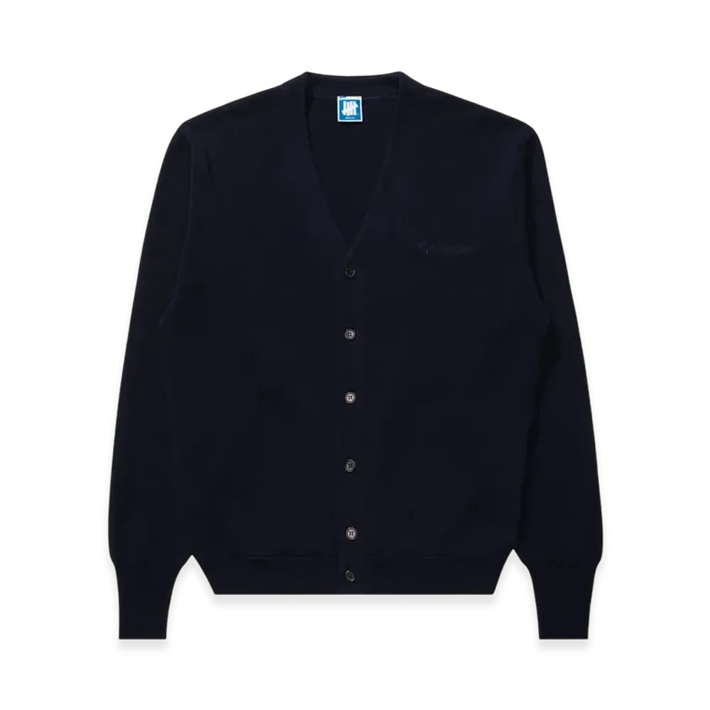 UNDEFEATED Script Cardigan "Navy"