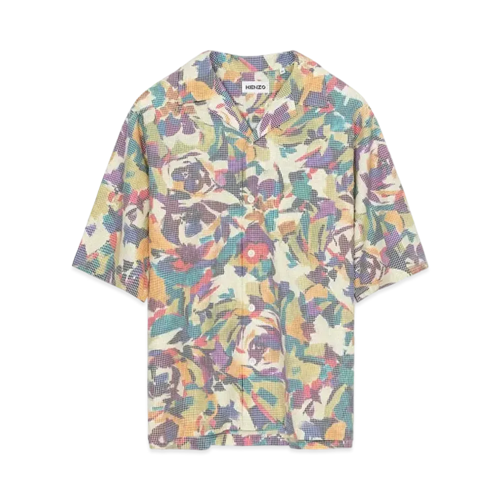 KENZO Casual Shirt 'Archive Floral' "Khaki"