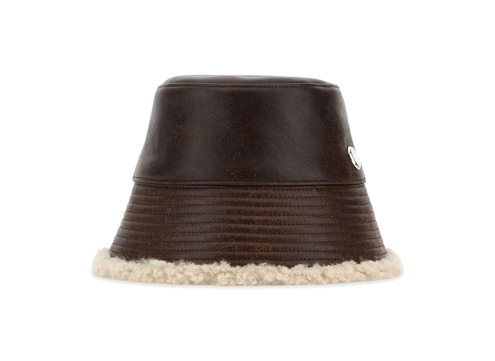 STELLA McCARTNEY Women's Synthetic Leather Bucket Hat "Brown"