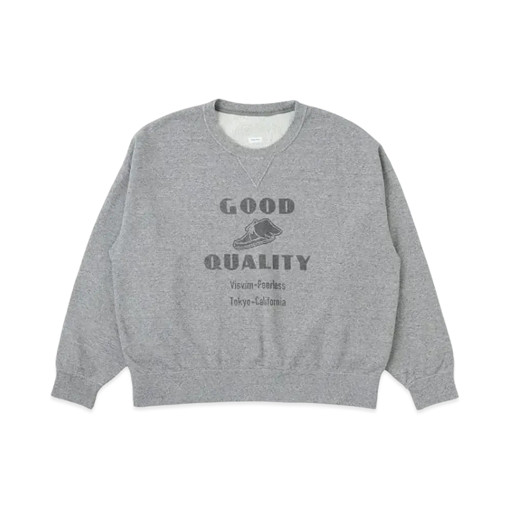 visvim Amplus SB Sweat L/S Crash "Grey"
