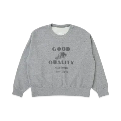 visvim Amplus SB Sweat L/S Crash "Grey"