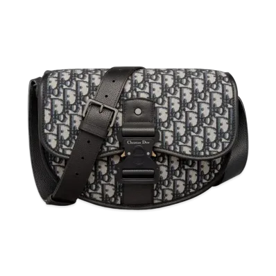 Dior Gallop Bag Strap Dior Oblique Jacquard "Beige/Black"