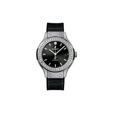 HUBLOT Classic Fusion Titanium Pave 38mm