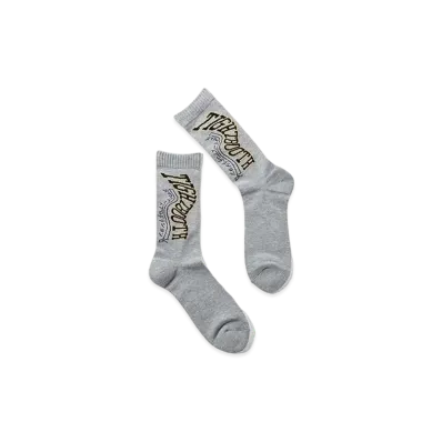 TIGHTBOOTH Acid Logo Socks "Grey"