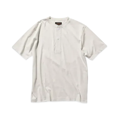 BEAMS Henley Neck Tee 30 "Ash"