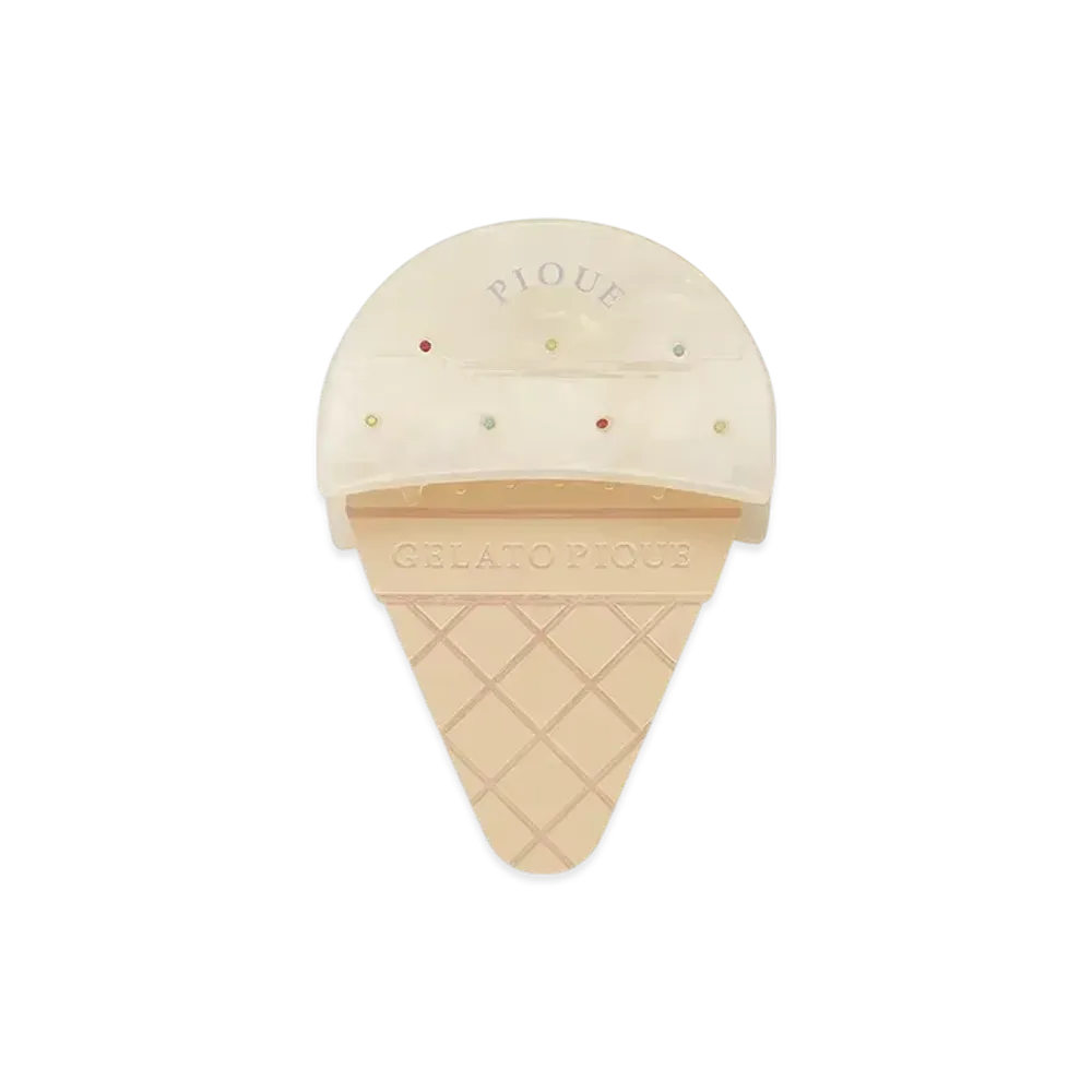 GELATO PIQUE Jeweled Hair Clip "Off White"