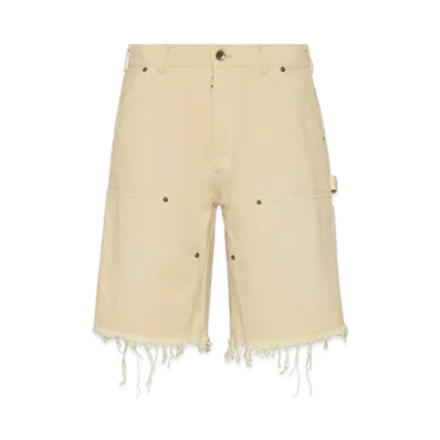 Maison Margiela Studded Denim Shorts "Pink Beige"