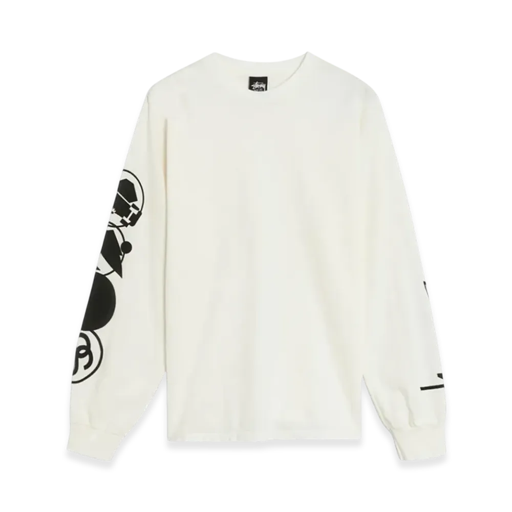 Stussy Stacked Pigment Dyed LS Tee "Natural"