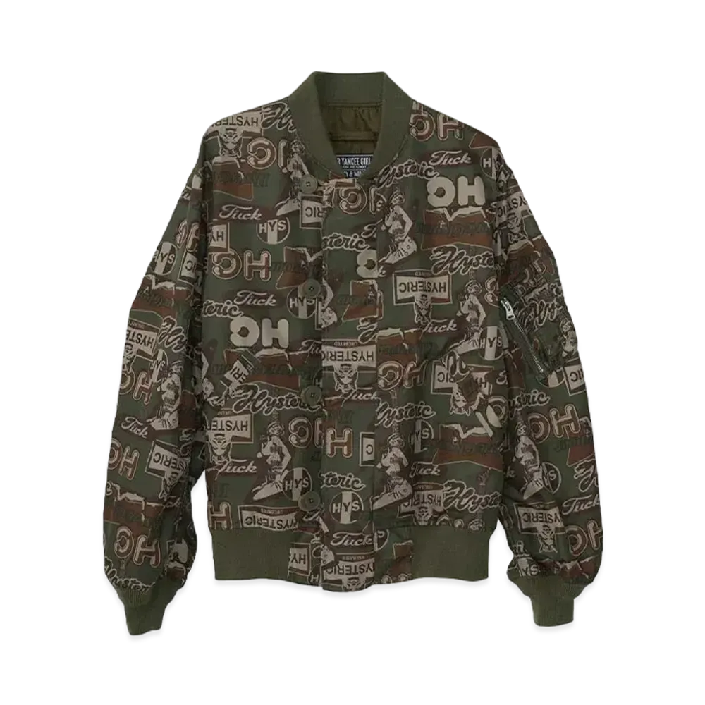 HYSTERIC GLAMOUR Flight Jacket "Khaki #2"