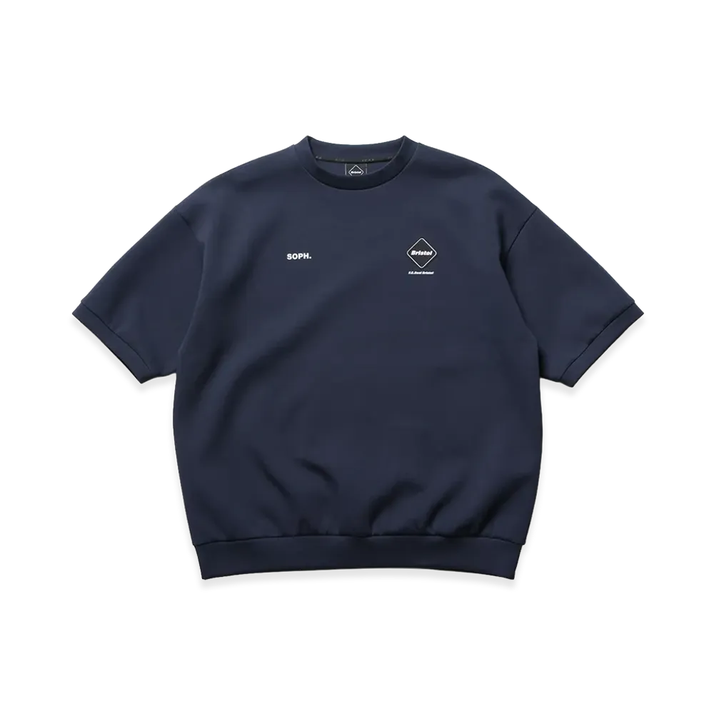 F.C.Real Bristol Tech Sweat S/S Crewneck Top "Navy"