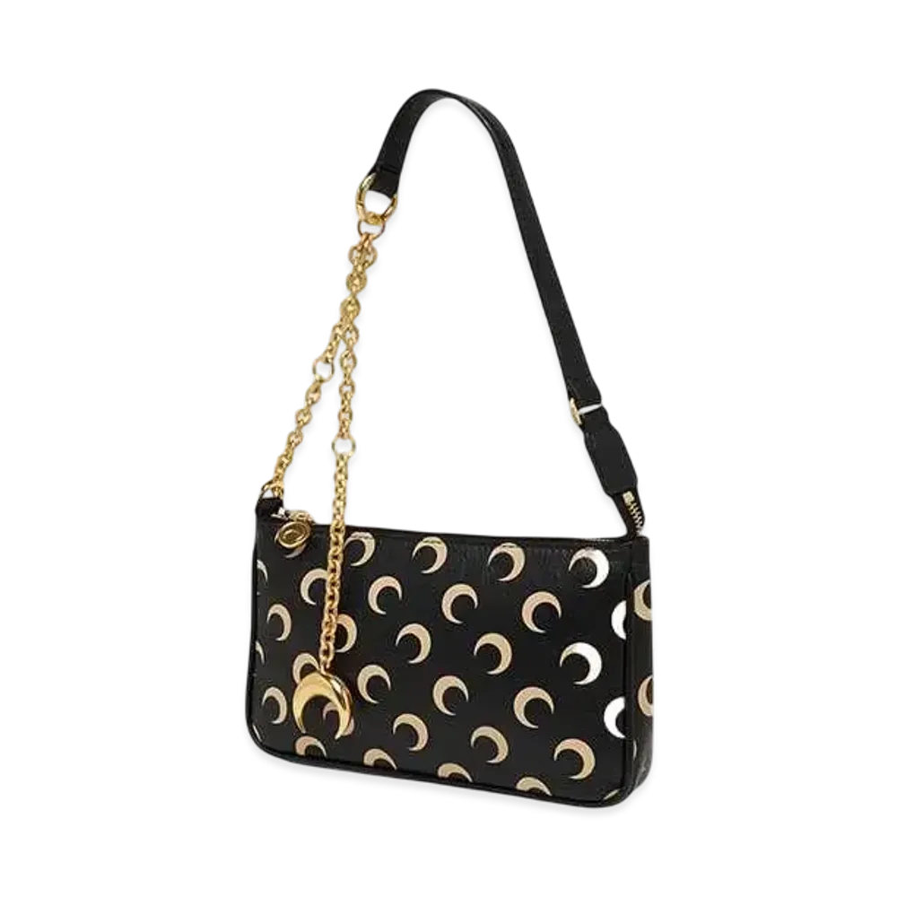 Marine serre MOON SCREENPRINT LEATHER CORE "INVERSE TAN"