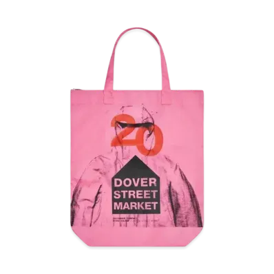 Dover Street Market London x Stone Island 20th Anniversary Tote "Pink"