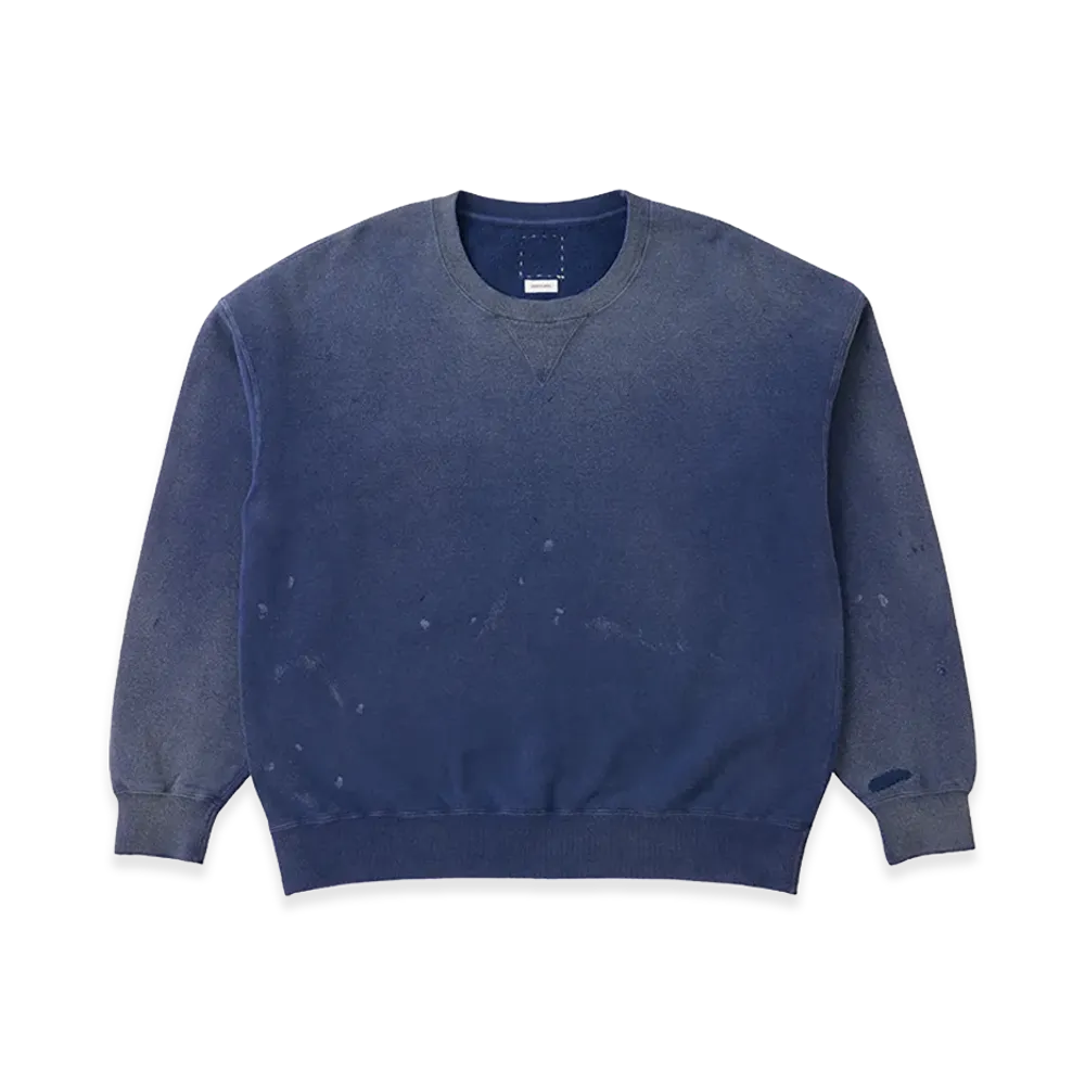 visvim Jumbo SB Sweat L/S Crash "Navy"