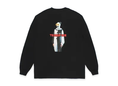 WACKO MARIA x Terrifier Washed Heavy Weight Long Sleeve T-Shirt "Black"