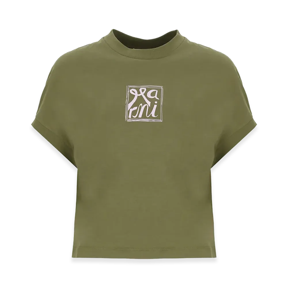 MARNI Women's T-Shirts "Green"