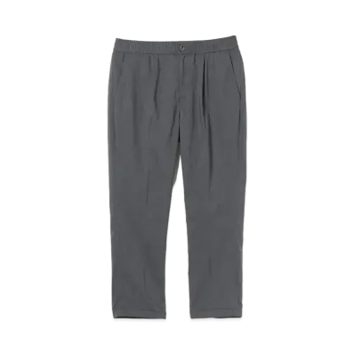 BEAMS COOLMAX(R) Ramie Easy Pants "Chacoal"