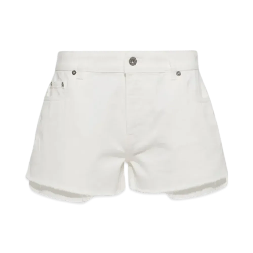 MIU MIU Women's Denim Shorts "White"