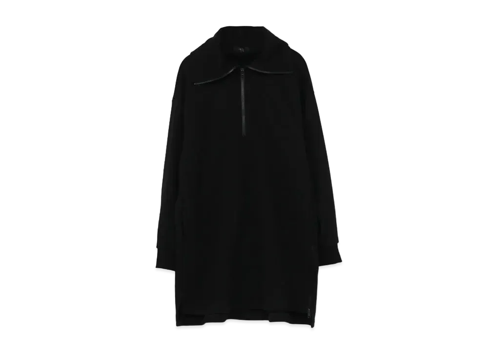Yohji Yamamoto Y's DENSED FLEECE PULLOVER "Black"