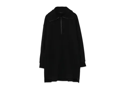 Yohji Yamamoto Y's DENSED FLEECE PULLOVER "Black"